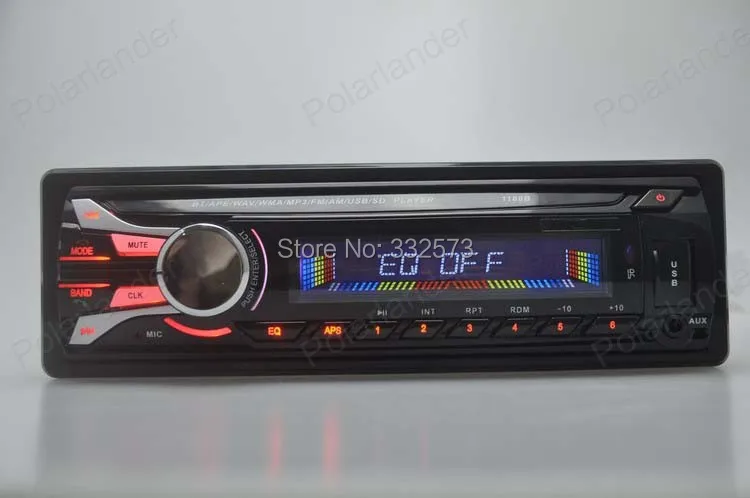 Радио-Кассетный проигрыватель автомобиля Радио bluetooth автомобиля MP3 аудио плеер Bluetooth съемный отдельный передний панель Авторадио, USB SD MMC