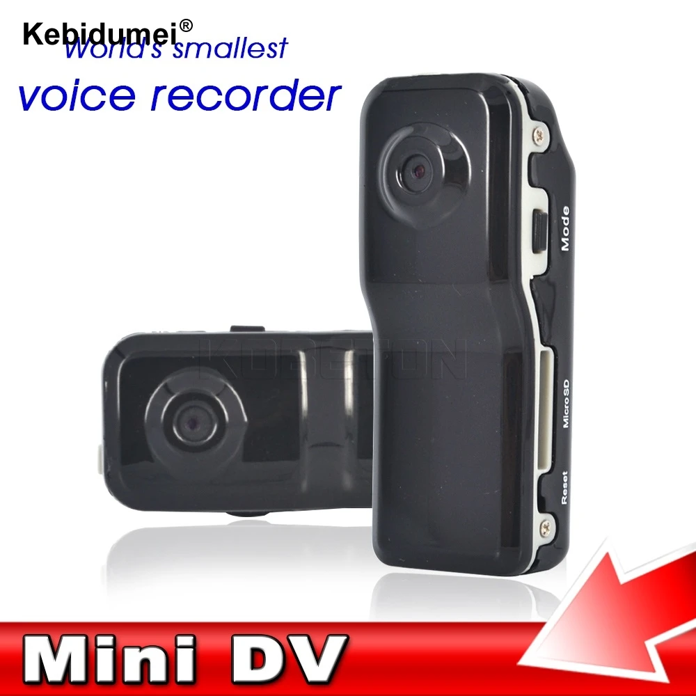 

Mini Camera Camcorder MD80 DV DVR 720P HD DVR for Outdoor Hiking Bike sport Video Audio Recorder Black with A Holder and Clip