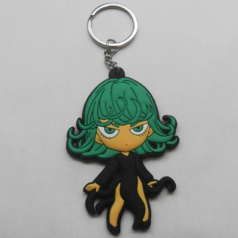 Оптовая продажа Аниме One Punch Man ПВХ брелок для ключей аниме фигурка кулон игрушка