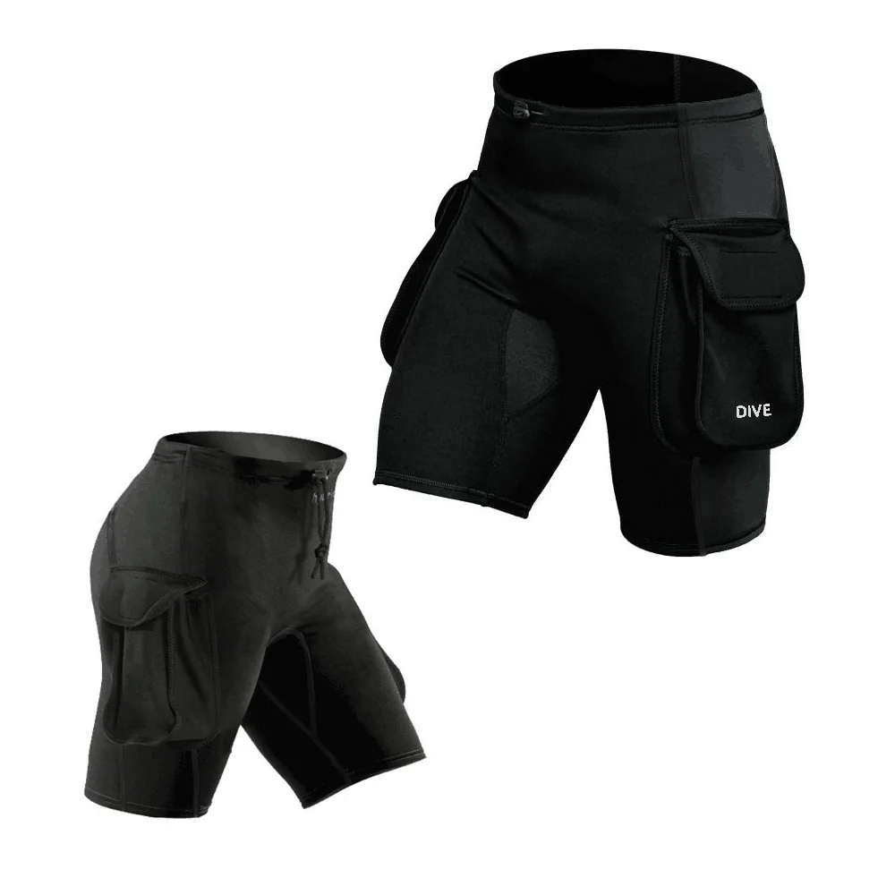 

WYOTURN Submersible Pocket Pants Submersible Leg Bag Bags Bandage Pants Submersible Pants Thickening Diving Equipment Shorts