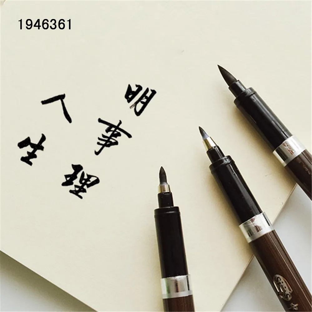 Kaligrafi Cina Pena Jepang Bahan Kuas Untuk Khas Cina Words Learning Alat Tulis Kantor Perlengkapan Sekolah Papelaria Aliexpress
