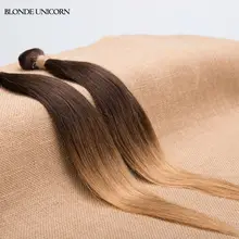 BlONDE UNICORN Ombre Brazilian Hair 2 bundles Brazilian Straight Hair T4 27 30 Ombre Brazilian Virgin Hair Straight Cheap Price