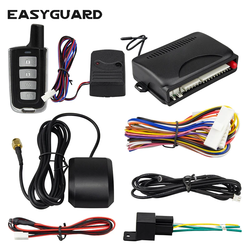 Easyaguard Gps Tracker Car Alarm System App Lock Unlock & Trunk Release