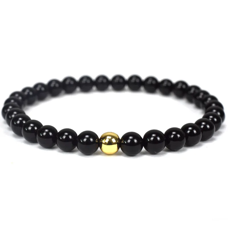 

Minimalist Natural Stone Bracelet Men 6mm Tiger eyes Beads Braslet For Homme Charm Lava Rock Bracelet Armband Heren Pulseira