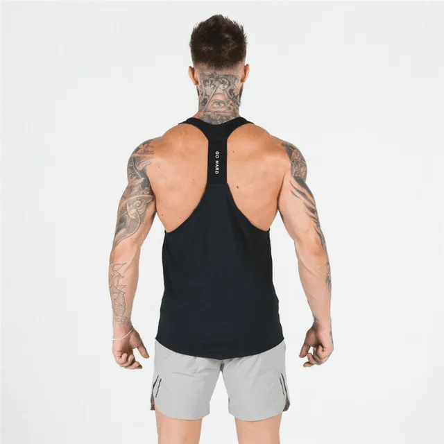 Go Hard Men's Gym & Workout Tank Top Men's Fitness Apparel, Men's