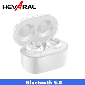 

HEVARAL TWS 5.0 Wireless Bluetooth Mini In-Ear Earbuds With Microphone Stereo Sound Music Headset With Charging Box For iphone 8