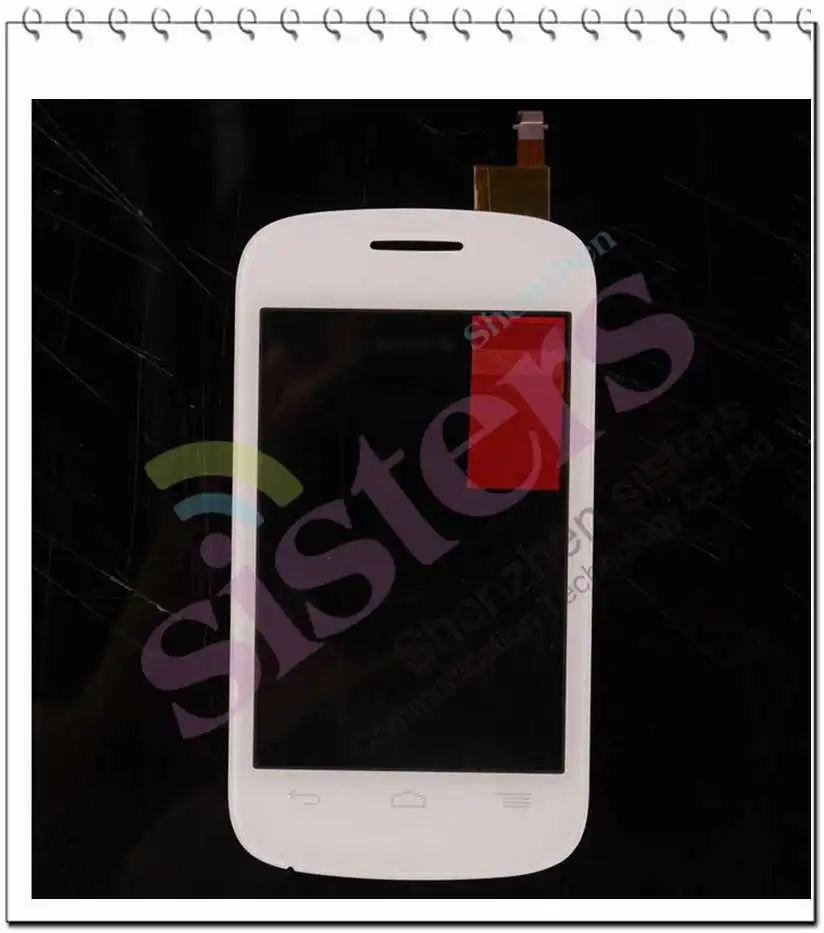 ALC0015 Black White 100% New Original Digitizer Touch Screen Glass For Alcatel One Touch Pop C1 4015 4016 4015XNDA 4016A4016D (1)