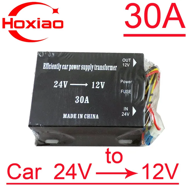 Step Down DC DC Converter 24V TO 12V 30A 360W use for Trucks Audio
