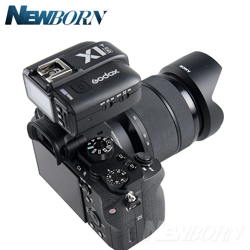 Godox X1T S TTL 2 4G беспроводной триггер для Sony + 3x XTR 16S флэш приемник godox