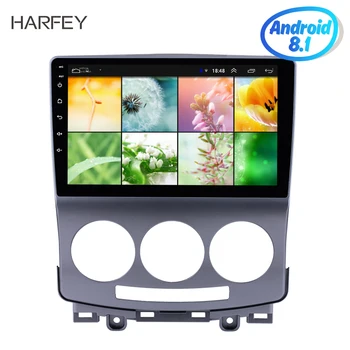 

Harfey 2Din GPS Head Unit Android 8.1 Car Radio 9inch For 2005-2010 Old Mazda 5 car Multimedia Player With Bluetooth DAB+ Camera