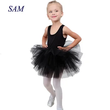 

Fashion kids girl ballet tutu dress Professional Kids dancing Party dress Performance costume Princess Wedding 2-8 Ys