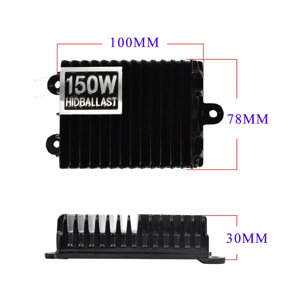 150W ballast size