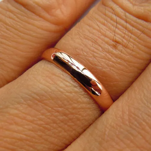 

Solid 925Sterling Silver Plain Band Ring