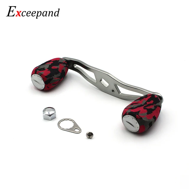 Special Offers Exceepand Gunsmoke Handle Red CAMO Knobs Fishing Reel Handle for Abu Garcia Daiwa Baitcasting Reel Special Offers Exceepand Gunsmoke Handle Red CAMO Knobs Fishing Reel Handle for Abu Garcia Daiwa Baitcasting Reel