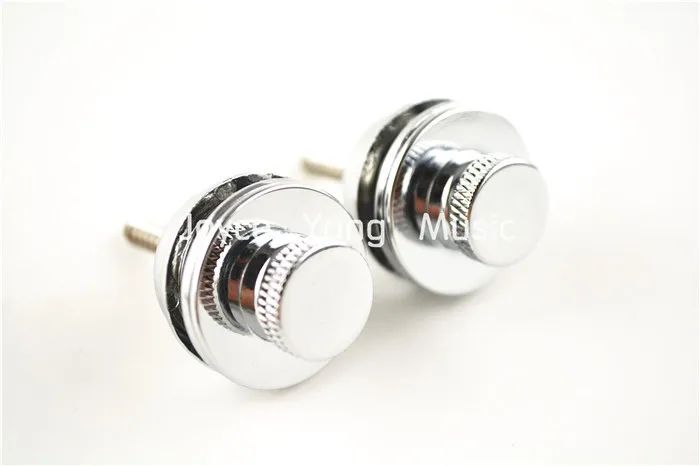 

Niko 1 Pair of 2pcs Chrome Flat Head Skidproof Electric Guitar Strap Locks Bass Straplocks Free Shipping Wholesales