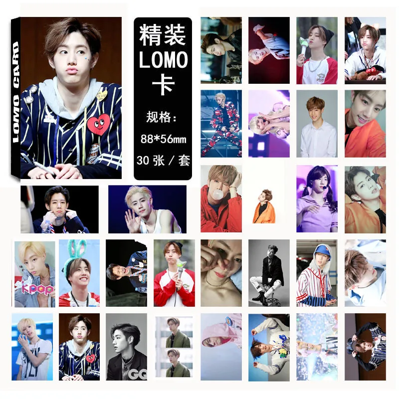 Новинка 30 шт./компл. KPOP GOT7 FLY MARK один альбом HD Фотокарта ПВХ самодельная LOMO|Набор