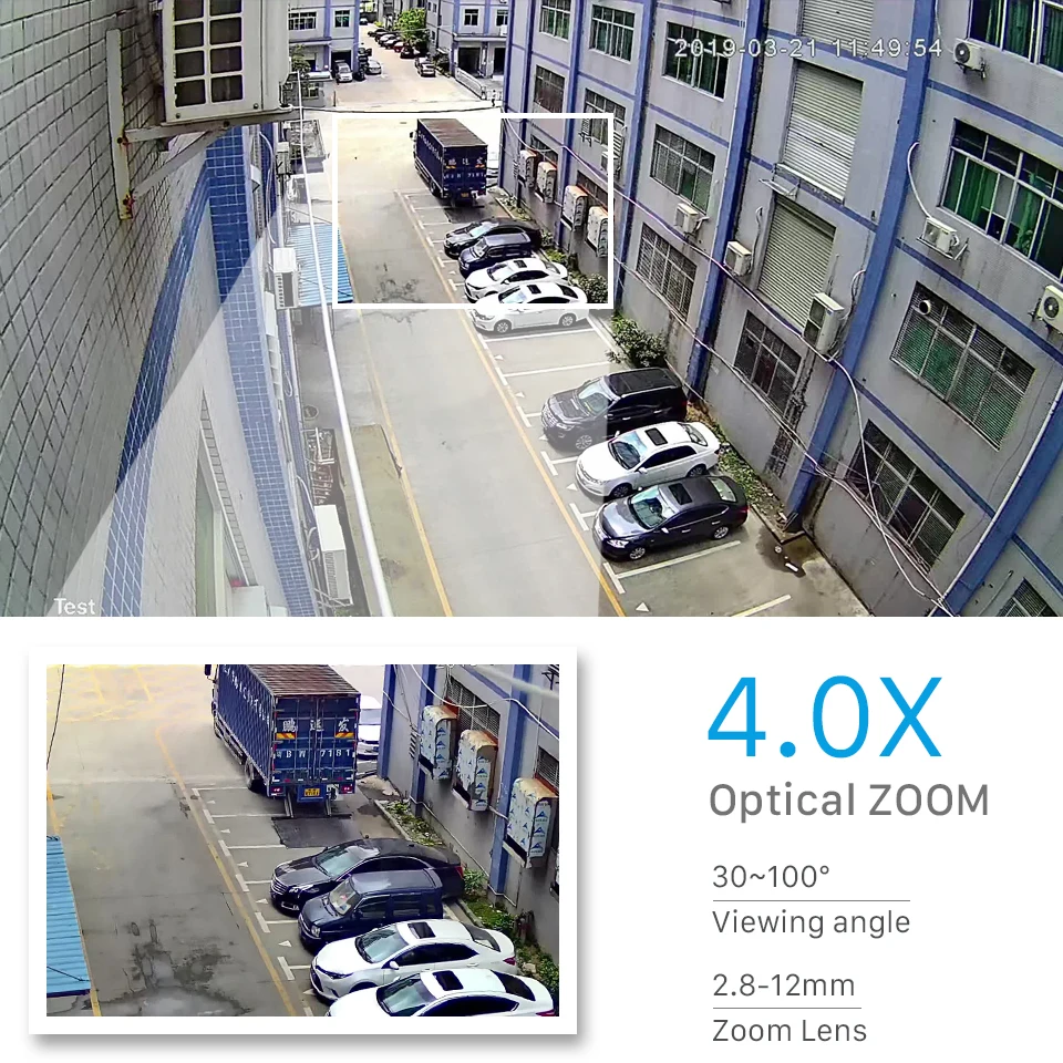 Беспроводная уличная PTZ камера 1080P Wi Fi 5 кратный оптический зум 2 МП ИК 50 м|Камеры