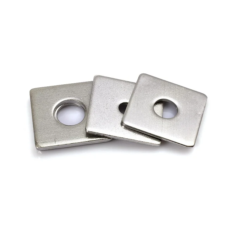 

Free delivery 304 stainless steel square square gasket square square washer M7M8M10M12M14M16 side 30 40 50 thick 2.5 3.0
