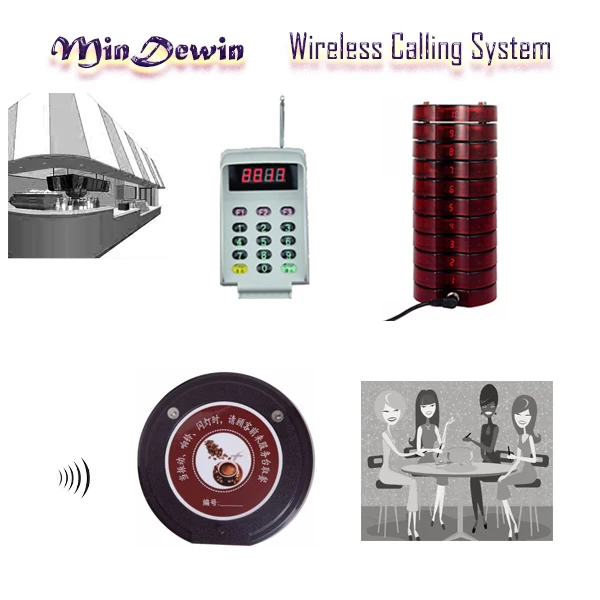 

Mindewin Restaurant Pager Wireless Paging Queuing System Guest Table Calling 999 Channel Coaster Pagers For Fast Food Cafe Shop