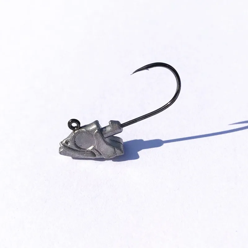 

10PSClot new high quality 4g /6g wo lead head Fishing Lure Bait Fishing Soft bait fishing ta