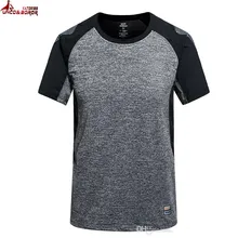 Unco boror летом на открытом воздухе кемпинга Пеший Туризм мужчины быстросохнущие Футболки мужской Тонкий короткими рукавами Спорт Фитнес футболка большие размеры