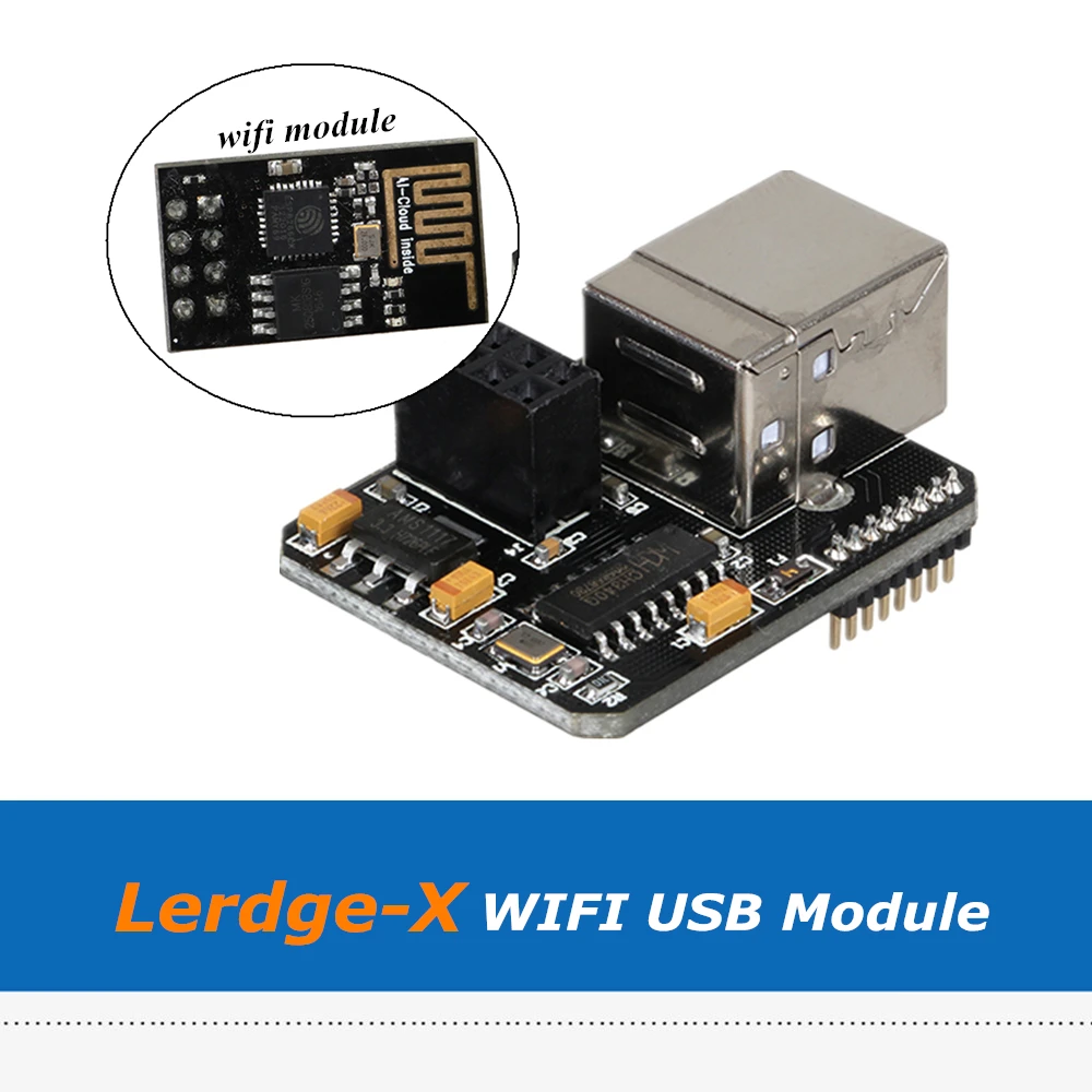 1 шт. Lerdge 3D принтеры Запчасти WI FI USB модуль расширения для он лайн печати X K