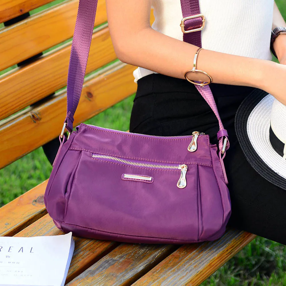 Xiniu Fashion Nylon Elegant Simplicity Waterproof Shoulder Bag hanbag ...
