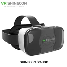 Оригинальный VR shinecon SC-3GD VR гарнитура виртуальной реальности 3D очки для 4.4-6 дюймов телефон 80-90 VR shinecon SC-3GD VR гарнитура