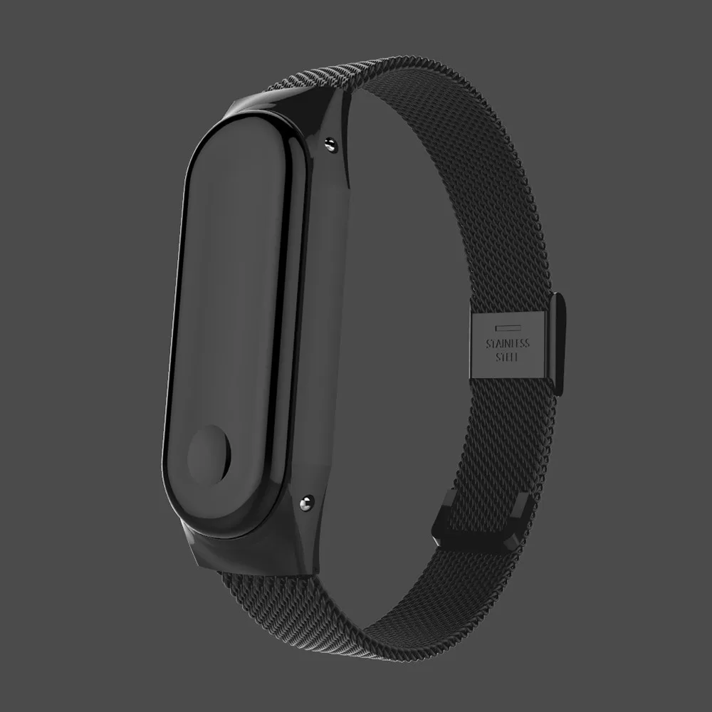 Роскошные нержавеющей SteelHook Пряжка браслет часы ремешок для Xiaomi Mi jh0419