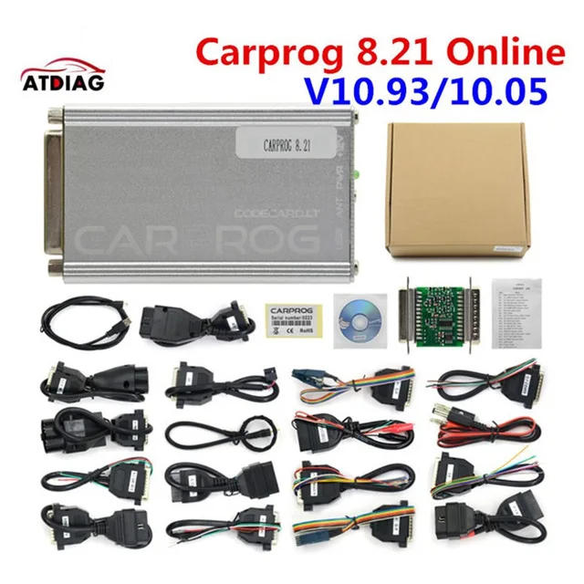 2020 Carprog V8.21 V10.9.3 полный адаптер CarProg v8.21 онлайн программатор для
