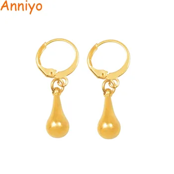 

Anniyo Gold Color Small Water Drop Earring for Women Girls Earrings Best Gifts Australia New Zealand Kiribati Gifts #005509