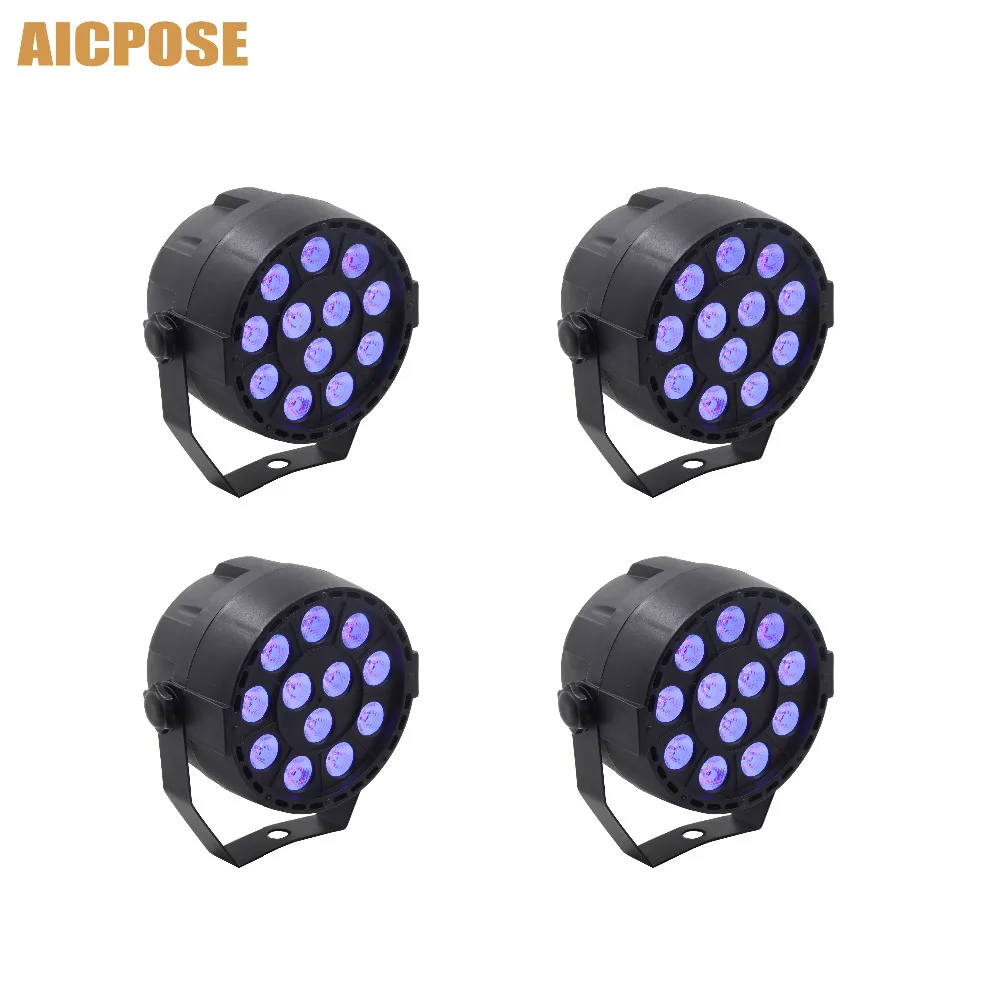 

12x3W UV LED Par Stage Light 12*3W Mini Par Light Disco DJ Projector Machine Party Wedding Stage Lighting