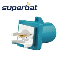 Superbat 10 шт. штекер Fakra мужской Конец Запуск PCB крепление синий/5021 нейтральный код Разъем