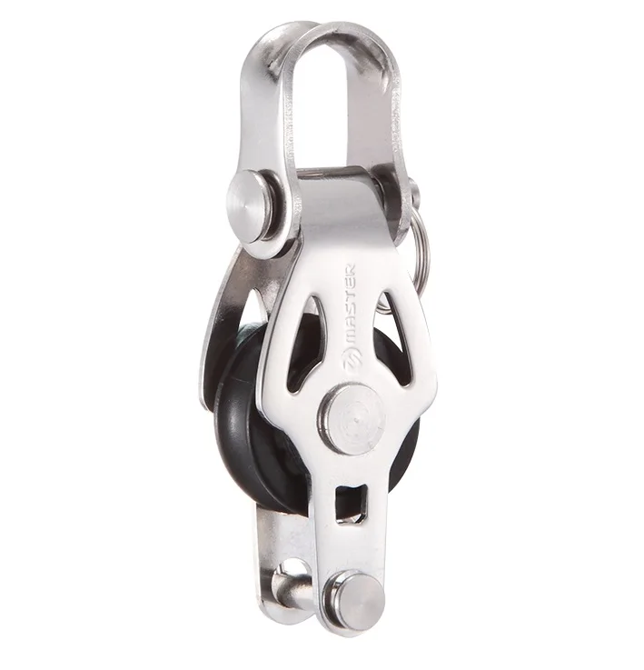 Marine Boat Yacht Sailboat Dinghy 22mm 7/8 Inch Single Shackle Becket Block Small Boat Block Master SB-2228F