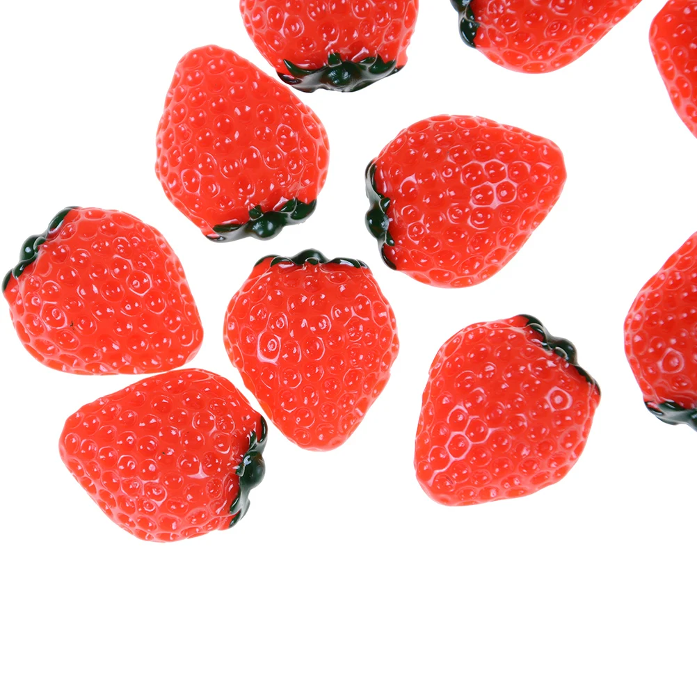 10pcs Many Kinds Of Fruit Miniature Dollhouse Decor Handmade Food Supply TO