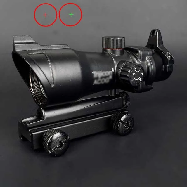 

ACOG 1X32 Red Dot Sight Optical Rifle Scopes ACOG Red Dot Scope Hunting Scopes With 20mm Rail for Airsoft Gun