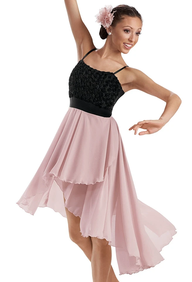 Детская взрослых Современная Одежда для танцев костюм Струящееся шифоновое платье юбка танцевальный костюм