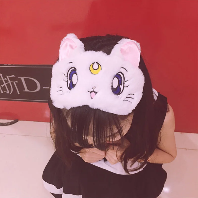 Cute Unicorn Sleeping Eye Mask Cartoon Blindfold Eye Cover Shadow Soft Cover for Girl Kid Teen Traveling Sleep Eyeshade Eye Aid