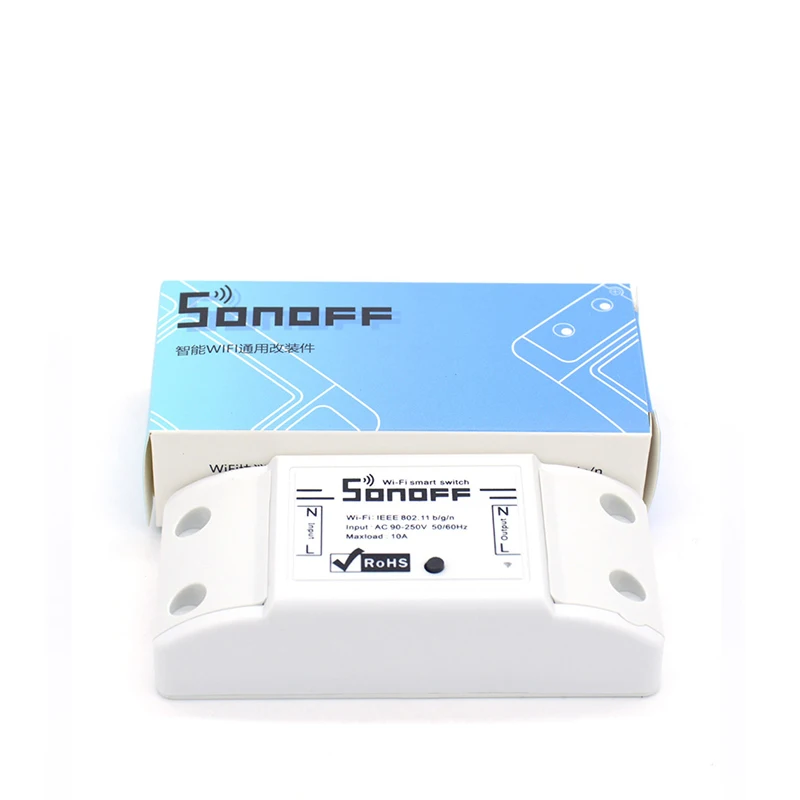 Sonoff Basic R2 WiFi беспроводной умный пульт дистанционного включения/выключения времени DIY модуль переключатель для MQTT COAP iOS Android Голосовое управление Умный дом