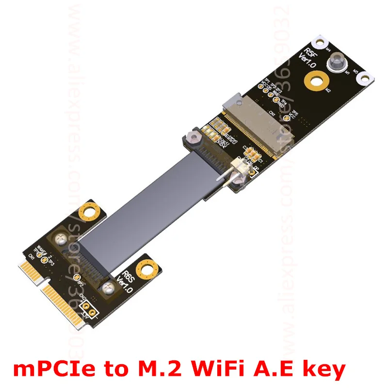 Беспроводная сетевая карта mPCIe Mini pci e 2230 2242 удлинитель кабеля расширитель для M.2
