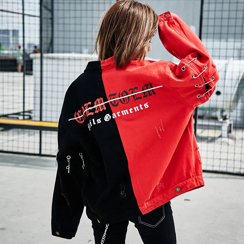 Oversized denim jacket styling Clearance