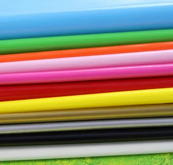 

Soft Pu Fabric Mirror Leather For Patchwork Craft Bag Doll Leather 33*33 cm 11 color Free shipping