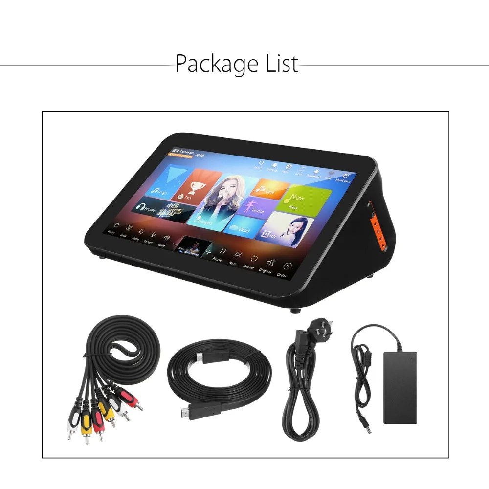 GymSong Ktv Player Machine China Android with 2TB Hard Drive Jukebox Touch Screen Karaoke System