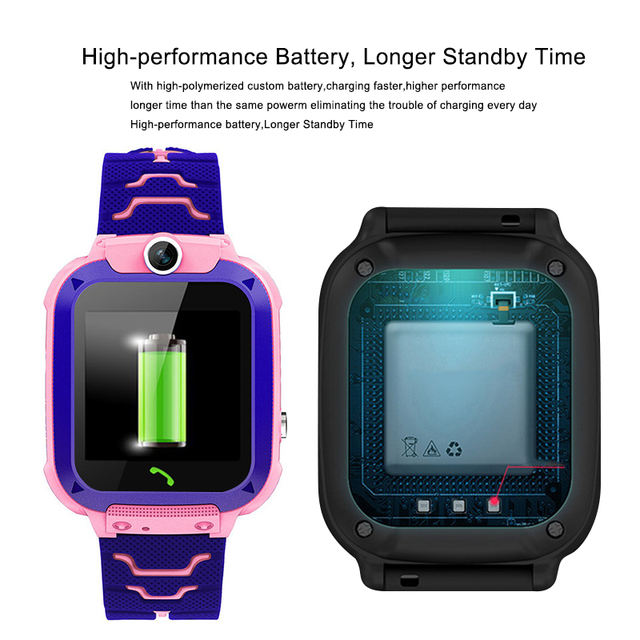 2019 New Waterproof Q12 Smart Watch Multifunction Children Digital Wristwatch Baby Watch Phone For IOS Android Kids Toy Gift