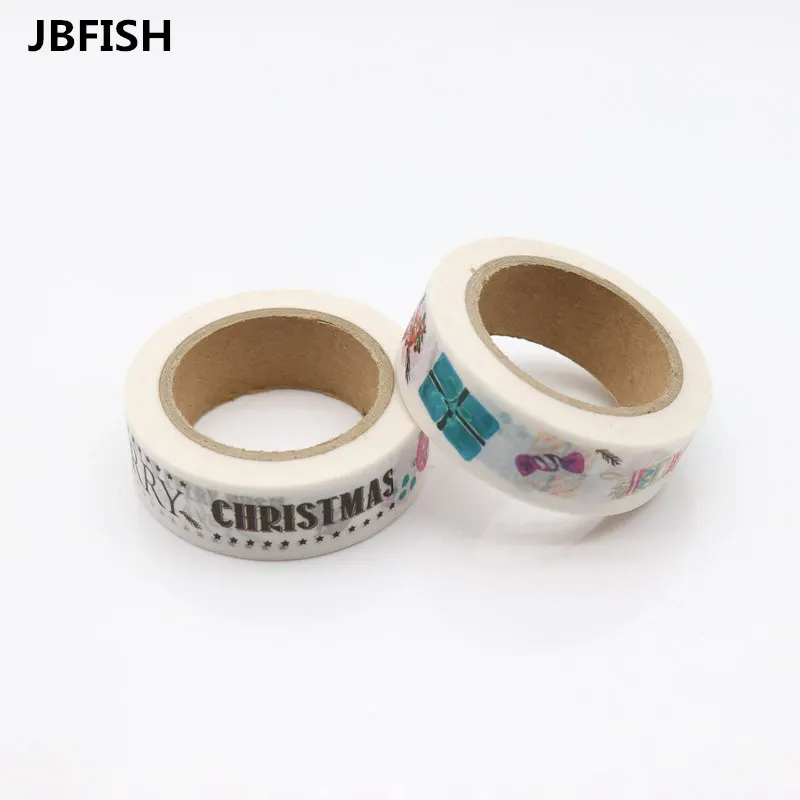 JBFISH Рождественская декоративная Васи лента клейкая Маскировочная 8062|washi tape|masking