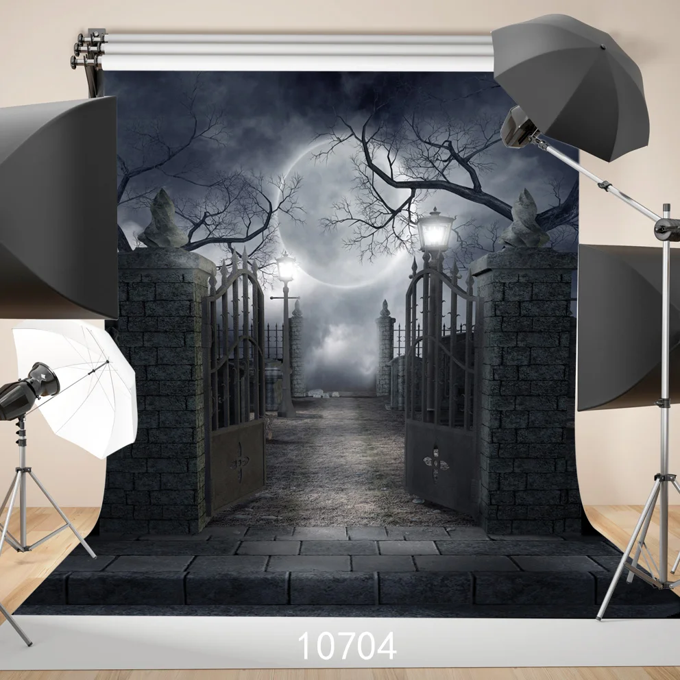 

Portrait Door Strange Photography Backdrops Fantasy Backgrounds for Photo Studio Halloween Backdrop Gray 3D Vinyl Customized