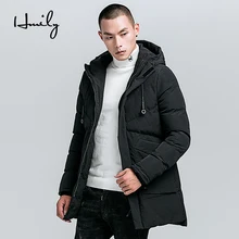 HMILY Для мужчин хлопковое пальто зимняя куртка Для мужчин s модная зимняя куртка s Плотные пуховики Новое поступление Для мужчин теплые пальто