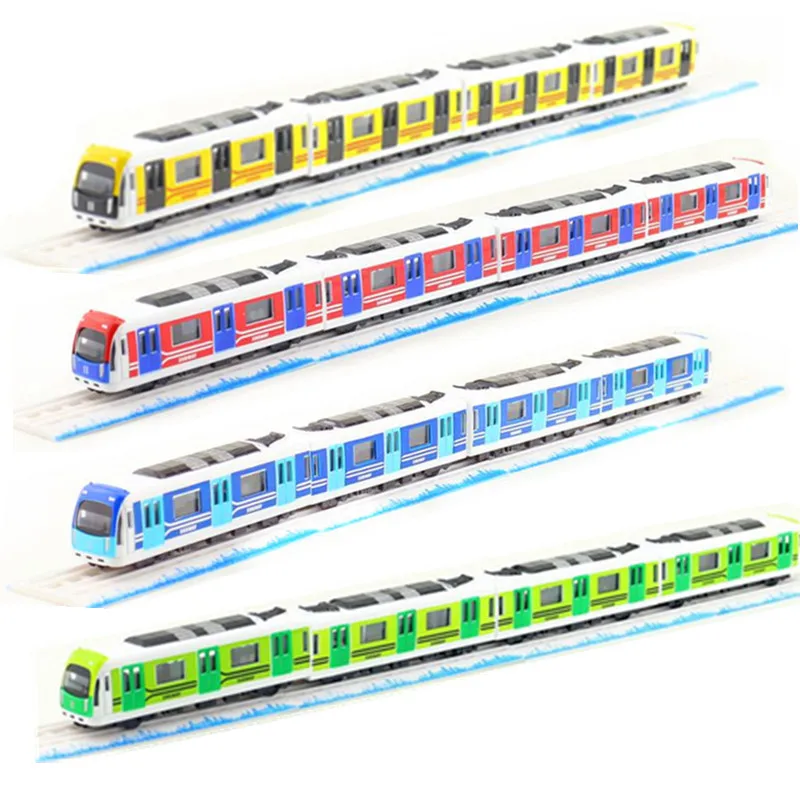 

Free Shipping/Diecast Magnetic Toy Train subway/City High-Speed Railway/Pull Back/Magnetic/Educational Collection/Gift For Kid