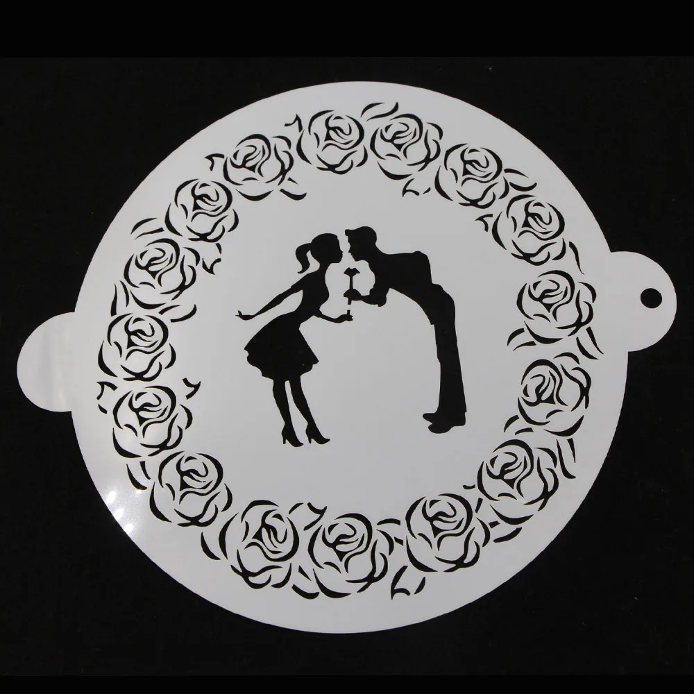 1 шт. полупрозрачный дизайн для украшения торта|stencil paper|girl mp3stencil template |