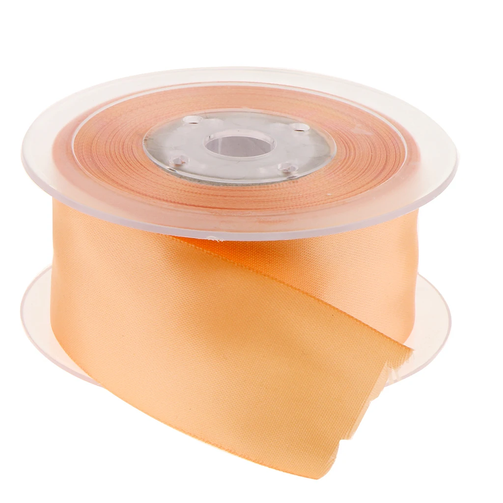 15 Meters Double Sided Polyester Satin Ribbon for Wedding Party Gift Wrapping Craft 38mm